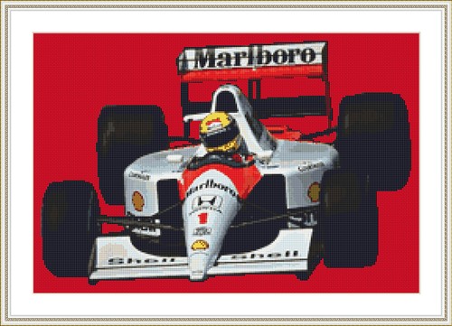 Kit punto croce auto - , ayrton