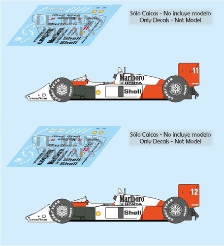Decals mclaren mp4 japan gp - mp4/4,
