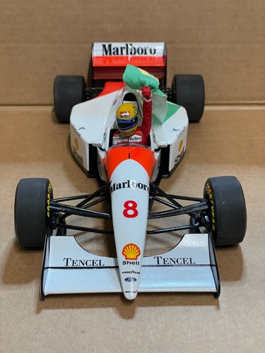 Senna mclaren mp4 8 gp - 1:18, mp4/8