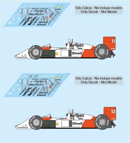 Decals mclaren mp4 monaco - mclaren, mp4/4