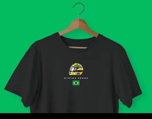 Shirt casco senna ayrton - f1,